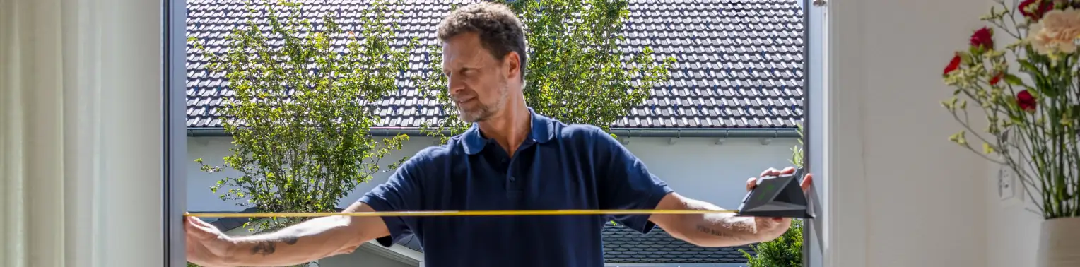 Klemmmontage Insektenschutz