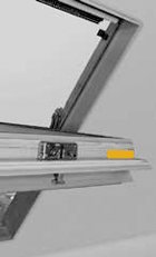 Velux: Lage des Typenschilds